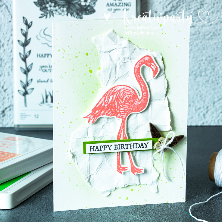 Happy Birthday vom Flamingo